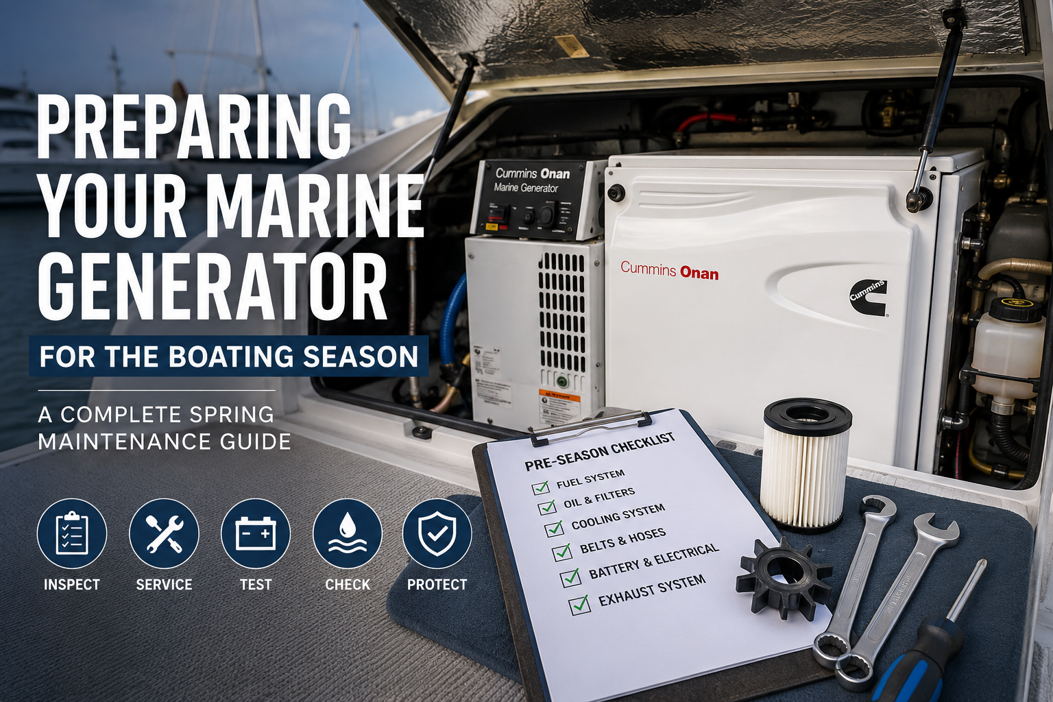 Preparing Your Marine Generator for the Boating Season