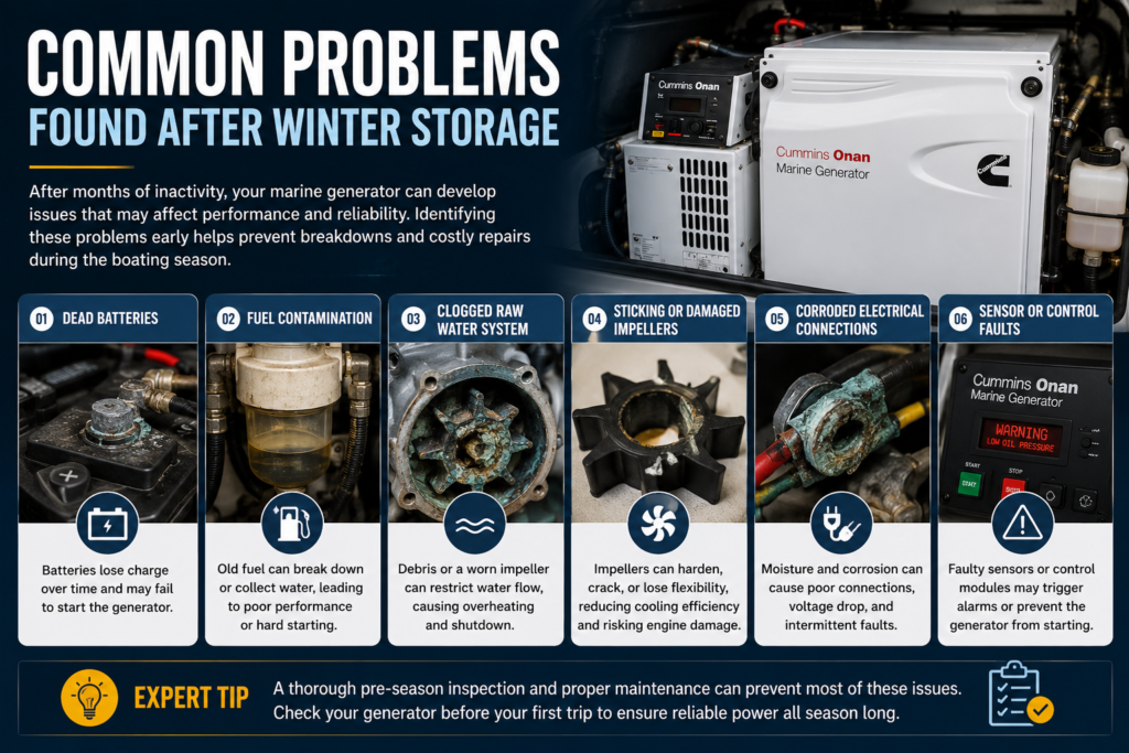 Common Problems Found After Winter Storage